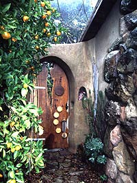 Bubinga hardwood gate made from guitar factory milling reject wood.